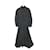 ****ISABEL MARANT ETOILE Linen Lace Long Sleeve Dress Black Cotton  ref.968872