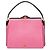 Borsa Prada Belle rosa - vista 4