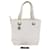 CHANEL Shoulder Bag Coated Canvas White CC Auth ar9716 Cloth  ref.969101