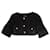 Veste de défilé courte à boutons perlés Chanel Polyamide Noir  ref.969180