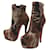 CHRISTIAN LOUBOUTIN SHOES FIERCE ANKLE BOOTS 160 camouflage 36 BOOTS Multiple colors Pony-style calfskin  ref.969314