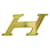 Hermès NEUF BOUCLE DE CEINTURE HERMES H SPEED 32MM EN METAL DORE BROSSE BELT BUCKLE Métal Doré  ref.969358