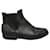 vintage Sartore ankle boots p 40,5 Black Leather  ref.969396