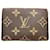 Louis Vuitton Porte carte credit bifold Brown Cloth  ref.969709