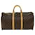 Louis Vuitton Keepall Bandouliere 50 Brown Cloth  ref.969896