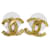 Chanel Aretes Dorado Chapado en oro  ref.970195