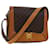 Céline CELINE Macadam Canvas Shoulder Bag PVC Leather Brown Auth 46305  ref.970344