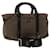 PRADA Hand Bag Nylon Leather 2way Shoulder Bag Gray Auth yb213 Grey  ref.970377