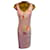 Renato Nucci Womens Orchid Pink Linen Floral Summer Dress UK 10 US 6 EU 38 Multiple colors  ref.970410