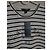 T-shirt a righe Ralph Lauren in cotone bianco e nero - vista 3