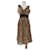 Oscar de la Renta Dresses Multiple colors Leopard print Silk  ref.970470