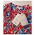 Top Tommy Hilfiger in viscosa multicolore - vista 5