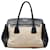 Prada Saffiano Trimmed Canapa Tote Bag BN2598 Beige Velvet Cloth  ref.970564