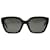Céline Celine CL40198F Square Sunglasses in Black Acetate Cellulose fibre  ref.970601