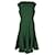 Autre Marque Emilia Wickstead Krepp-Midikleid aus grünem Polyester  ref.970622