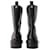 Zipped Ankle Boots - Courreges - Leather - Black  ref.970637
