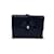 Yves Saint Laurent Bolso clutch de satén negro vintage con lazo adornado Lienzo  ref.970701