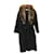 Givenchy Manteaux, Vêtements d'extérieur Laine Noir  ref.971094