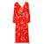Ba&Sh robe Red Viscose  ref.971104