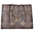 Louis Vuitton Monogram Giant Reverse OnTheGo GM Brown Cloth  ref.971147