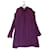 Isabel Marant Etoile ****ISABEL MARANT Vestido morado de manga larga Púrpura Algodón  ref.971191