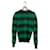 ****ISABEL MARANT ETOILE Green Black Striped Knitwear Nylon Mohair  ref.971217