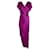 Autre Marque Michelle Mason magentafarbenes Seidenkleid Pink  ref.971221