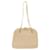 BALLY Chain Shoulder Bag Leather Beige Auth bs6384  ref.971279