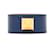 Hermès Collier de Chien Medor Precious blue Cuirs exotiques Bleu foncé  ref.971395