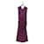 ****ISABEL MARANT Sleeveless V-Neck Dress Purple Silk Rayon  ref.971476