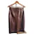 Skirt suit 100% LEATHER signed J.C.JITROIS registered trademark Brown  ref.971481
