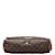 Abbesses Louis Vuitton Monogramma Badesse M45257 Marrone - vista 4