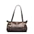 Prada Vitello Lux Foldover Handbag Leather Handbag BR3901 in Good condition Brown  ref.971990