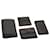 LOUIS VUITTON Epi iPhone Case Wallet 4Set Black LV Auth bs6427 Leather  ref.972179
