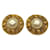 ***CHANEL  faux pearl earrings Golden  ref.972239