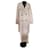 Cappotto di Massimo Dutti in lana a petto foderato Crudo  ref.1000076
