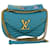 LOUIS VUITTON New Wave Chain Bag PM Sac Bleu Turquoise M51936 Auth LV 47934A Cuir  ref.1000396