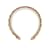 Autre Marque Mehrlagiges Ketten-Haarband der Collection Privée Weiß  ref.1000507