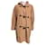 Duffle-coat à capuche en mélange de cachemire vintage Burberry Laine Beige  ref.1000720