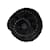 Autre Marque Broche de fleur perlée Matsuda Polyester Noir  ref.1000725