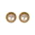 Chanel Vintage-Ohrringe mit Kunstperlen Golden  ref.1000730
