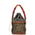Fendi Zucca Canvas & Leather Palazzo Bucket Bag Bolsa de lona 8BR554 em boa condição Marrom  ref.1000786