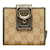 Gucci Portefeuille compact en toile avec anneau en D GG 154205 Marron  ref.1000823