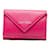 Balenciaga Dreifach gefaltete Geldbörse aus Leder 391446 Pink  ref.1000825