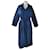 Ganni Coats, Outerwear Blue Synthetic Polyamide  ref.1000894