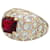 Autre Marque Ring M.Gérard in yellow gold, diamonds and rubies.  ref.1001683