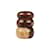 Autre Marque Colección Privée Conjunto de pulseras de madera Castaño  ref.1001767