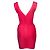 HERVE LEGER, Fuchsia Zoe Body-Con-Stretchkleid Pink - Ansicht 2