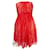 Tibi, Strapless lace dress in orange. Silk  ref.1001898