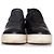 Céline Celine, Sneaker slip on in pelle nera Nero - vista 4
